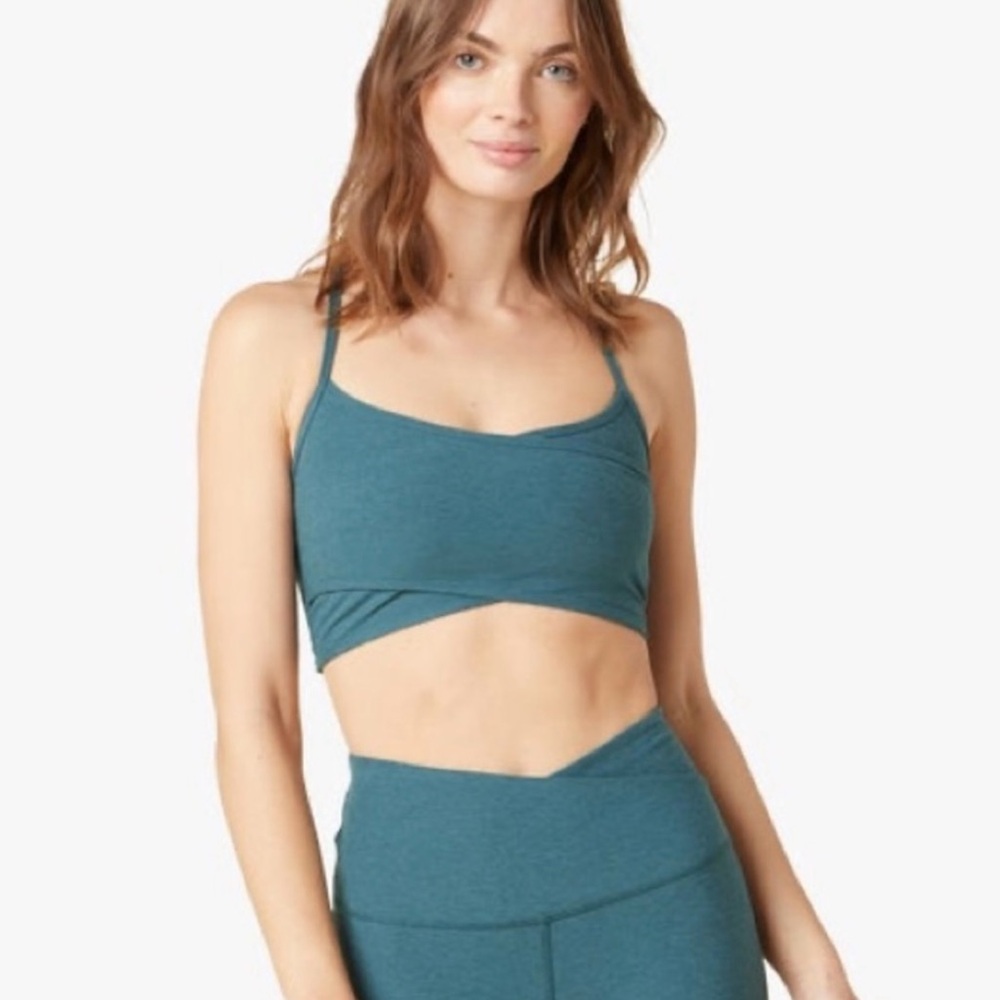 Beyond Yoga at your leisure space dye bra